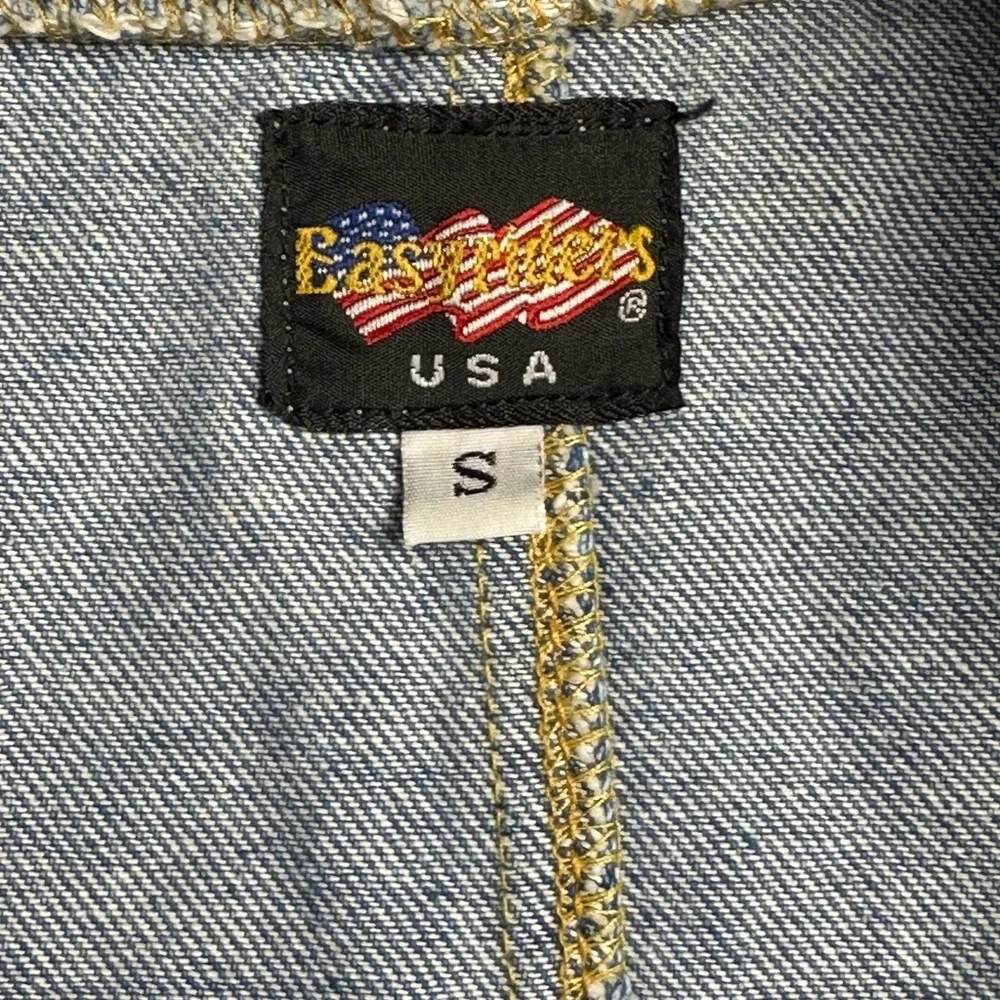 👖✨ Vintage Women’s East West USA Denim Vest Size S ✨👖 - Picture 6 of 9